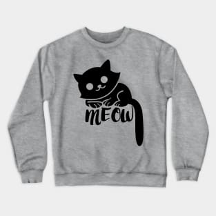 Cat meow Crewneck Sweatshirt